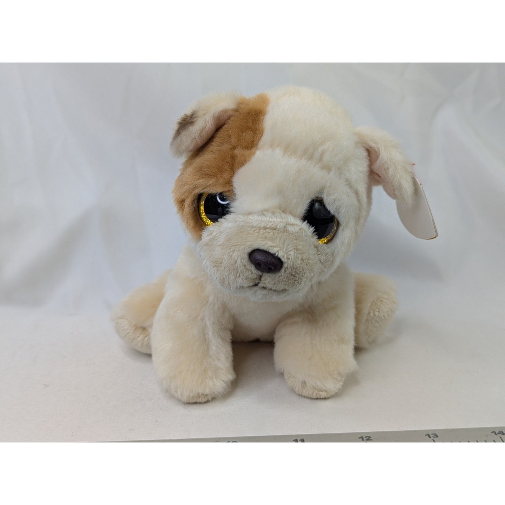 Ty Beanie Baby Houghie the Bulldog 6 Inch 2021 Stuffed Animal Toy a